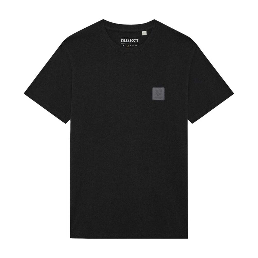 Lyle & Scott Mens Back Print Regular T-Shirt / Jet Black